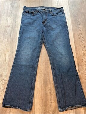 Old Navy Dark Blue Boot-Cut Jeans